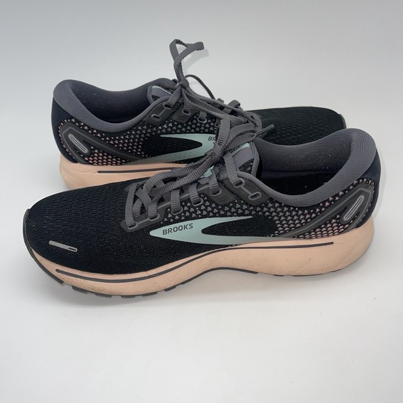 Brooks Sneakers Womens 10.5 B Ghost 14 1203561B026 Black Running‎ Athletic Shoes - Picture 7 of 10